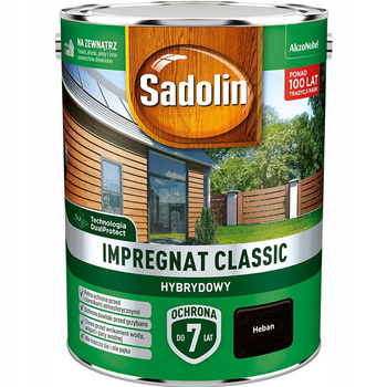 Impregnat Sadolin Classic Hybrydowy Heban 4,5L