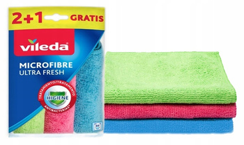 Vileda ściereczka Mikrofibra Ultra Fresh 3 szt