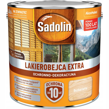 Lakierobejca Sadolin Extra Bezbarwny 2,5L