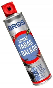 BROS - SPRAY NA OWADY BIEGAJACE I LATAJĄCE.TARAS, BALKON I ALTANKI 350ML