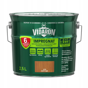 Impregnat do drewna Vidaron złoty dąb V19 2,5L