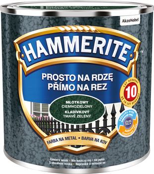 Emalia metalu HAMMERITE Ciemnozielony 0,25L