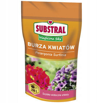 Nawóz Interwencyjny Do Pelargoni i Surfinii Burza Kwiatów 200g Substral