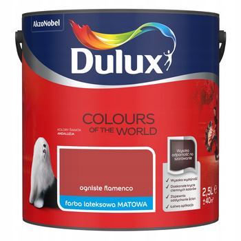 DULUX Farba lateksowa KŚ Ogniste Flamenco 2,5L