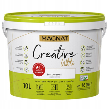 Farba ceramiczna do ścian MAGNAT Creative White 10L