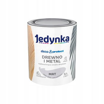 Jedynka do mebli Deco&Protect Drewno i Metal Mat Szary Jasny 0,7L