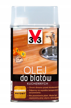 Olej V33 do blatów kuchennych bezbarwny 0.5l