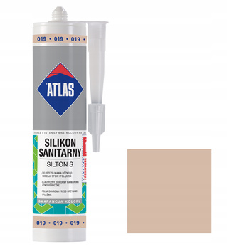 ATLAS SILIKON SILTON S 280ml - 019 JASNOBEŻOWY