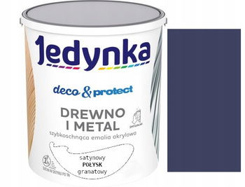 Jedynka do mebli Deco&Protect Drewno i Metal Satynowy Połysk Granatowy 0,7L