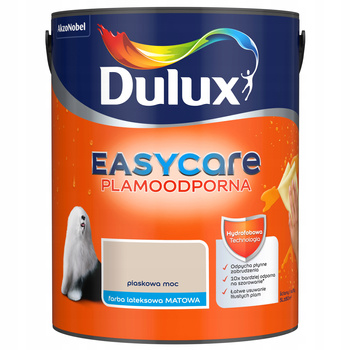 Dulux EasyCare Farba Lateksowa Matowa Plamoodporna Piaskowa moc 5L