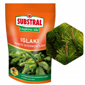 SUBSTRAL Magiczna Siła do Iglaków 350g - Zdrowe i Bujne Iglaki w Twoim Ogrodzie!