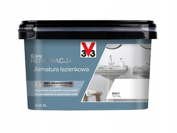 V33 EASY RENOWACJA ARMATURA ŁAZIENKOWA BIAŁY